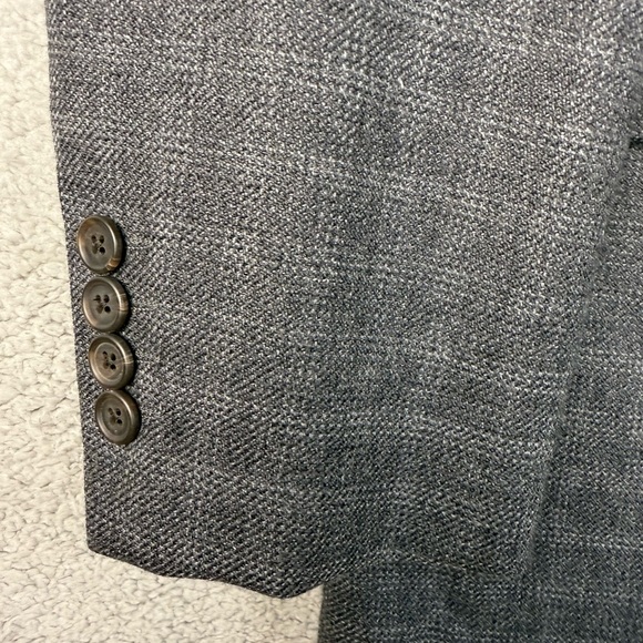 Men’s Ralph Lauren 100 percent wool sport coat 46R grey preowned - Picture 4 of 10